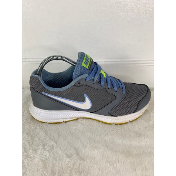 Nike Downshifter 6 Running Shoes Size 8.5 Gray Blue Green 684765-021 Sneakers - Picture 7 of 10